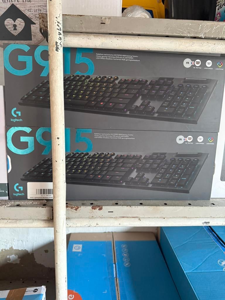 Toetsenborden  draadloos G915 RGB-gamingtoetsenbord, Computers en Software, Toetsenborden, Ophalen, Zo goed als nieuw, Draadloos