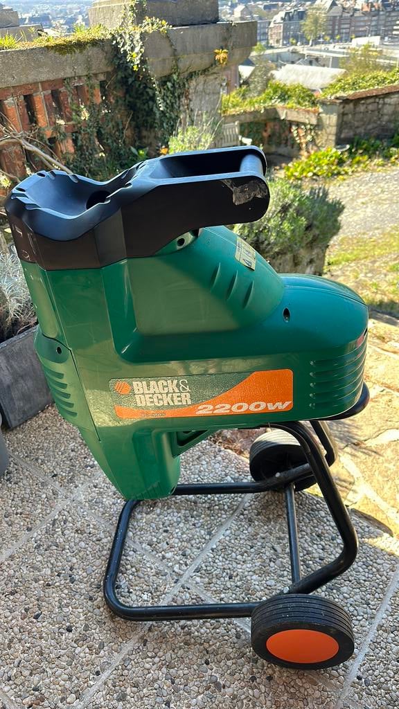 broyeur végétaux, Jardin & Terrasse, Enlèvement, Comme neuf, Électrique, Sac de ramassage