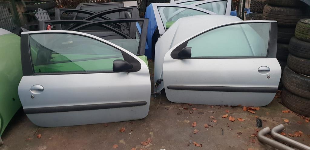 PEUGEOT 206 PORTIEREN  MET KLEURCODE  BJ 98 TOT 2008, Gebruikt, -, Deur, -