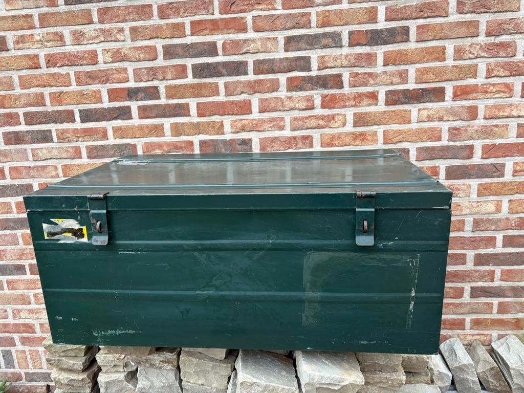 Coffre de voyage en métal (ABL) (3 dernieres pièces), Moins de 50 cm, 50 à 100 cm, Enlèvement, Utilisé