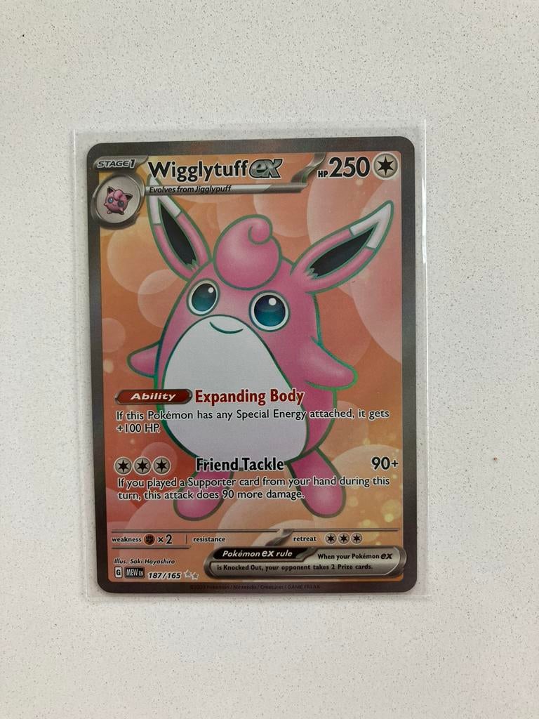 Wigglytuff ex ( MEW 187), Hobby en Vrije tijd, Ophalen of Verzenden, Nieuw