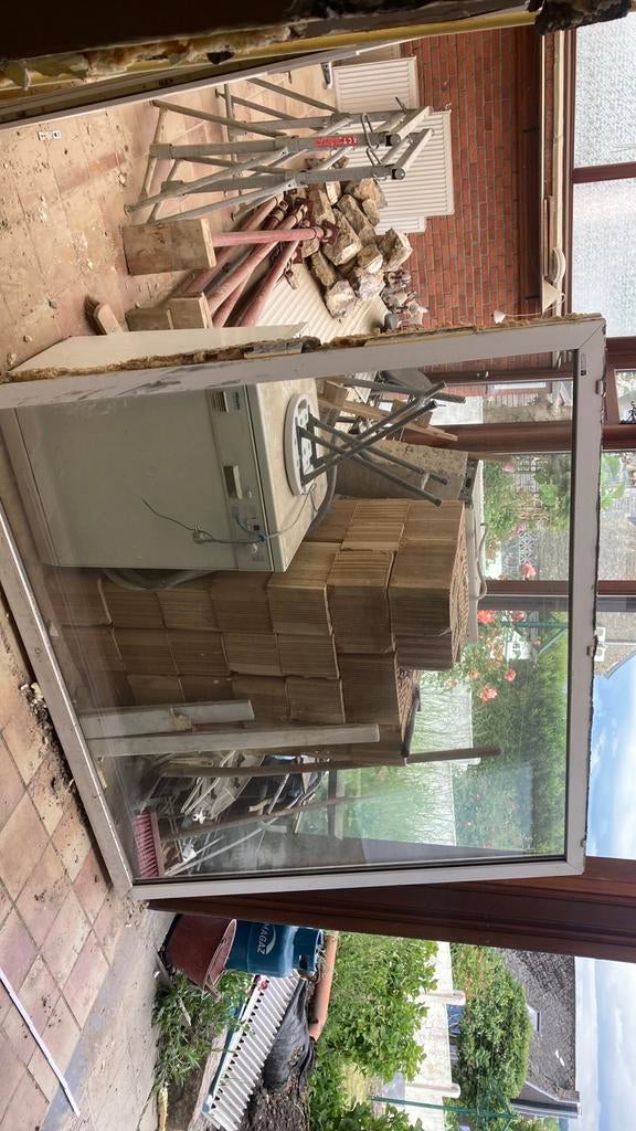 Châssis fixe, Bricolage & Construction, Vitres, Châssis & Fenêtres, Enlèvement, Utilisé, Fenêtre de façade ou Vitre, Double vitrage