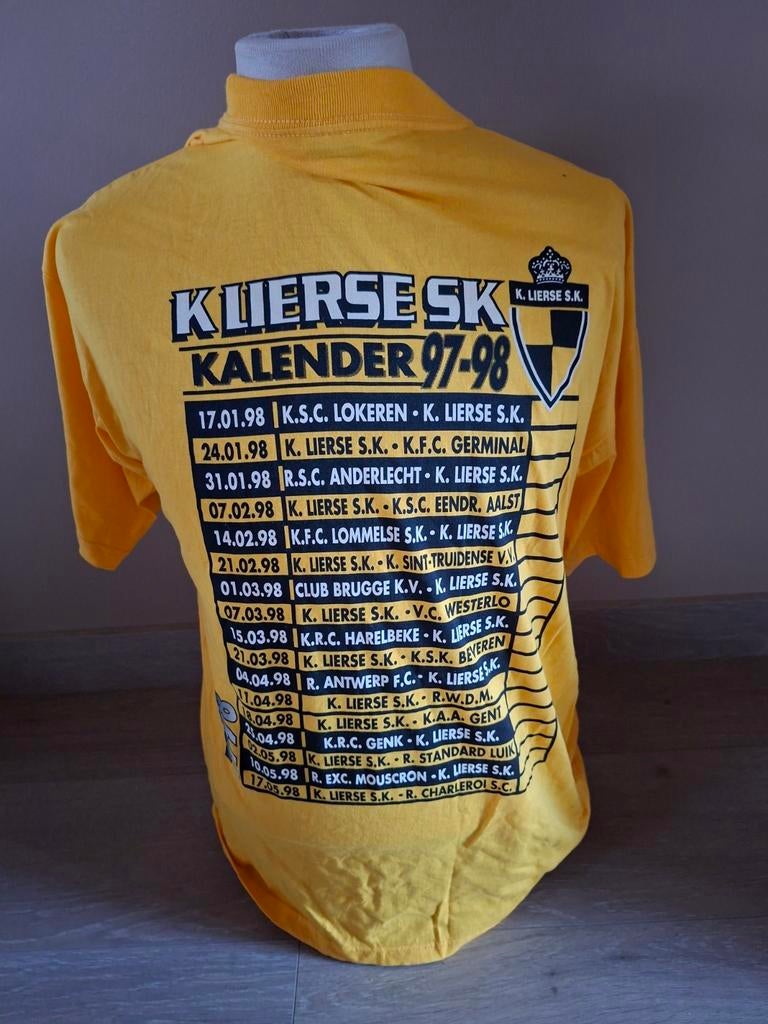 Retro t-shirt lierse sk, sk lierse 1997-1998, Sport en Fitness, Voetbal, Ophalen of Verzenden, Shirt