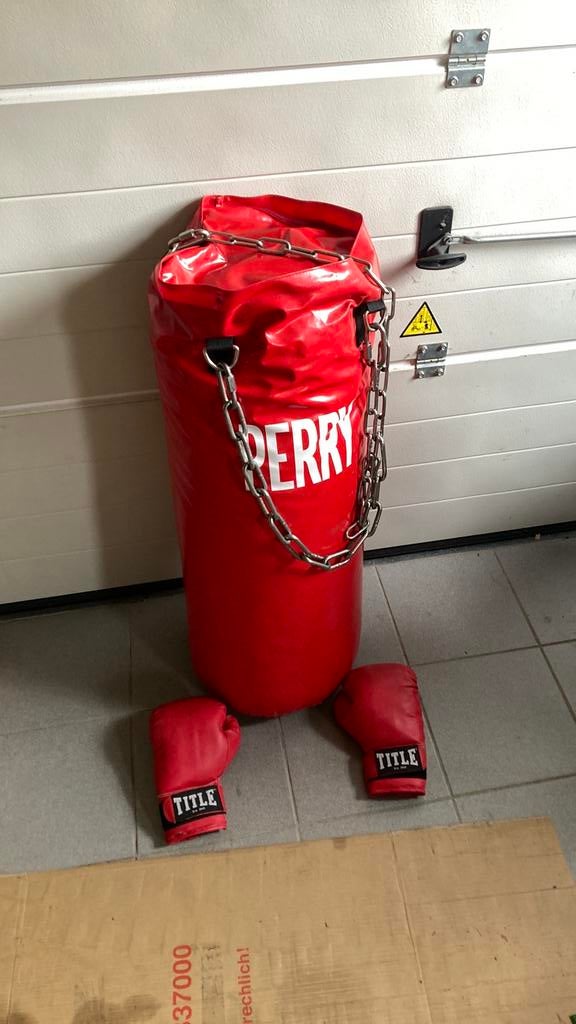 Bokszak 1m hoogte, Ophalen, Zo goed als nieuw, Bokszak