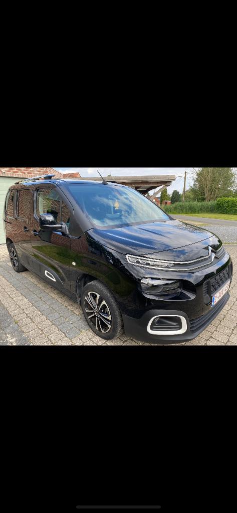 Citroen Berlingo 2019  1.2 Benzine, Auto's, Citroën, Voorwielaandrijving, Stof, Euro 6, Zwart