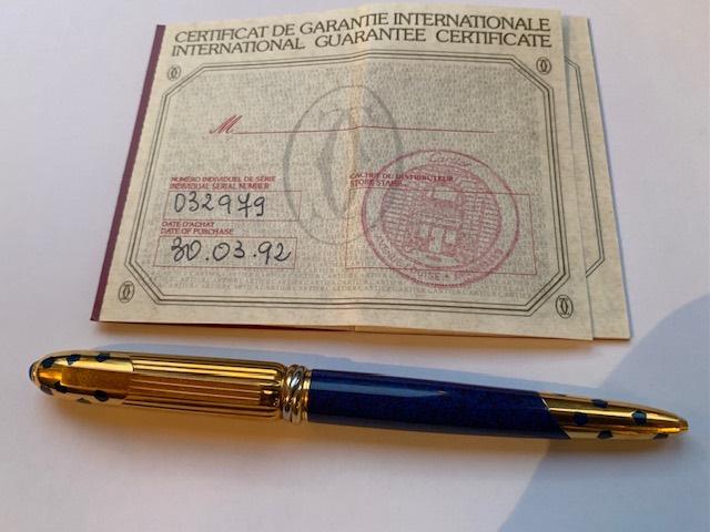Stylo Cartier, Autres marques, Enlèvement ou Envoi, Avec boîte, Stylo