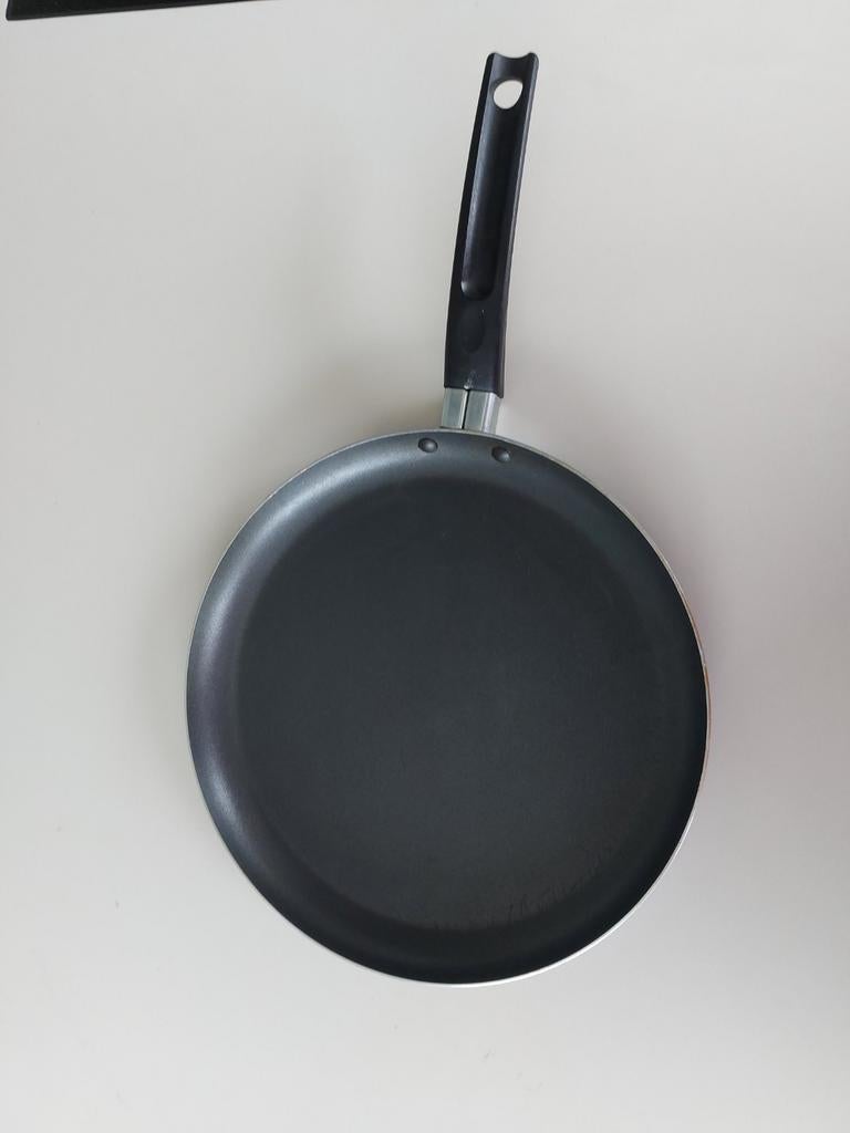 Koekenpan diam 25 cm (als nieuw), Ophalen of Verzenden, Zo goed als nieuw, Koekenpan of Braadpan, Keramische plaat