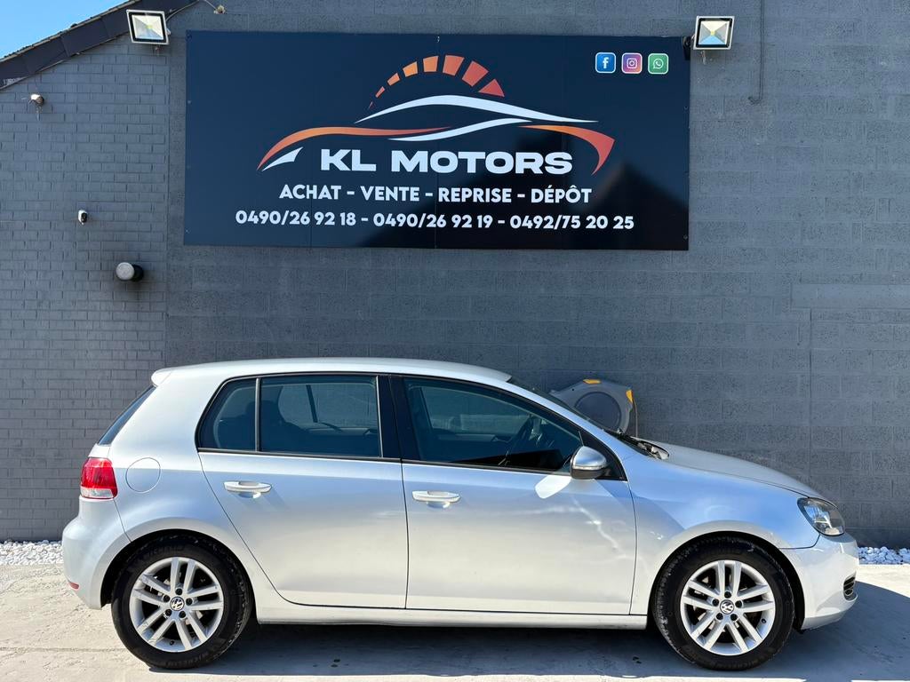 VW GOLF 6 BLUEMOTION 1.6CR TDI 105CV 215 000KM CARPASS 2011, Autos, Achat, Entreprise, Boîte manuelle, Noir