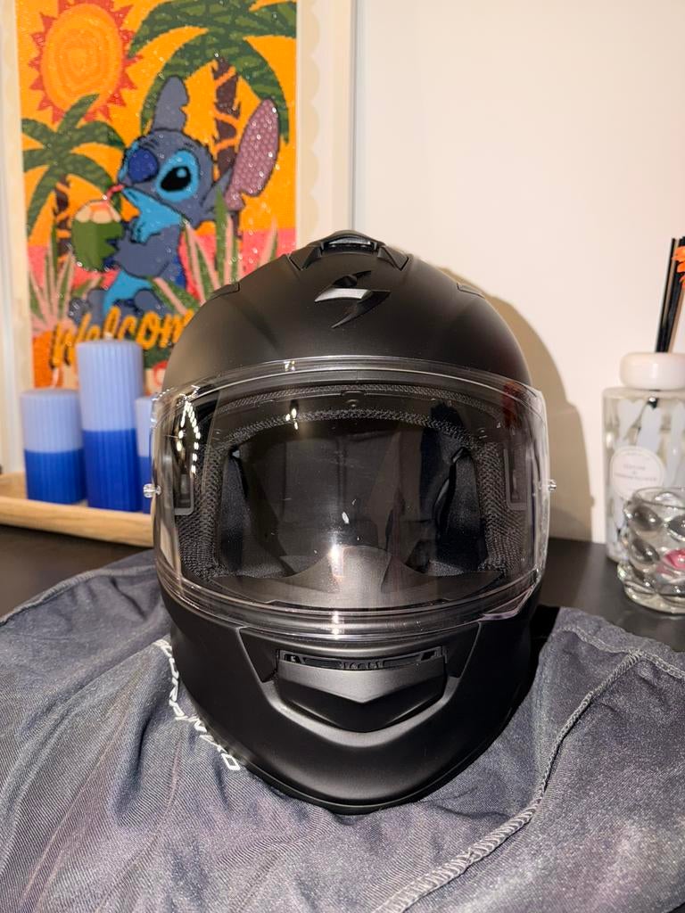 Scorpion EXO-491 zwart, Motoren, Kleding | Motorhelmen, M, Dames, Nieuw zonder kaartje, Integraalhelm