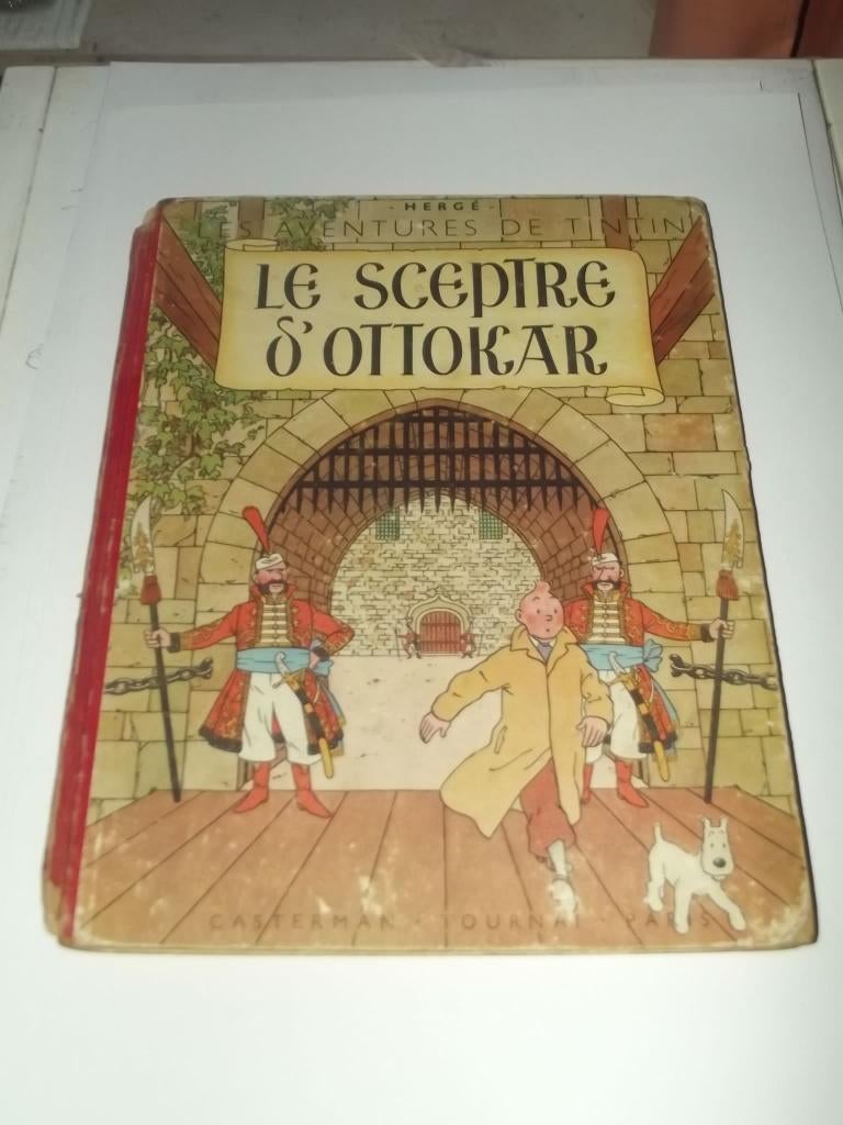 TINTIN Le Sceptre d'Ottokar - EO couleur, Eén stripboek, Ophalen of Verzenden, Gelezen, HERGE