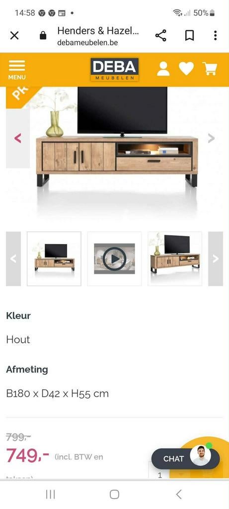 Kast van deba meubelen, Ophalen, Nieuw