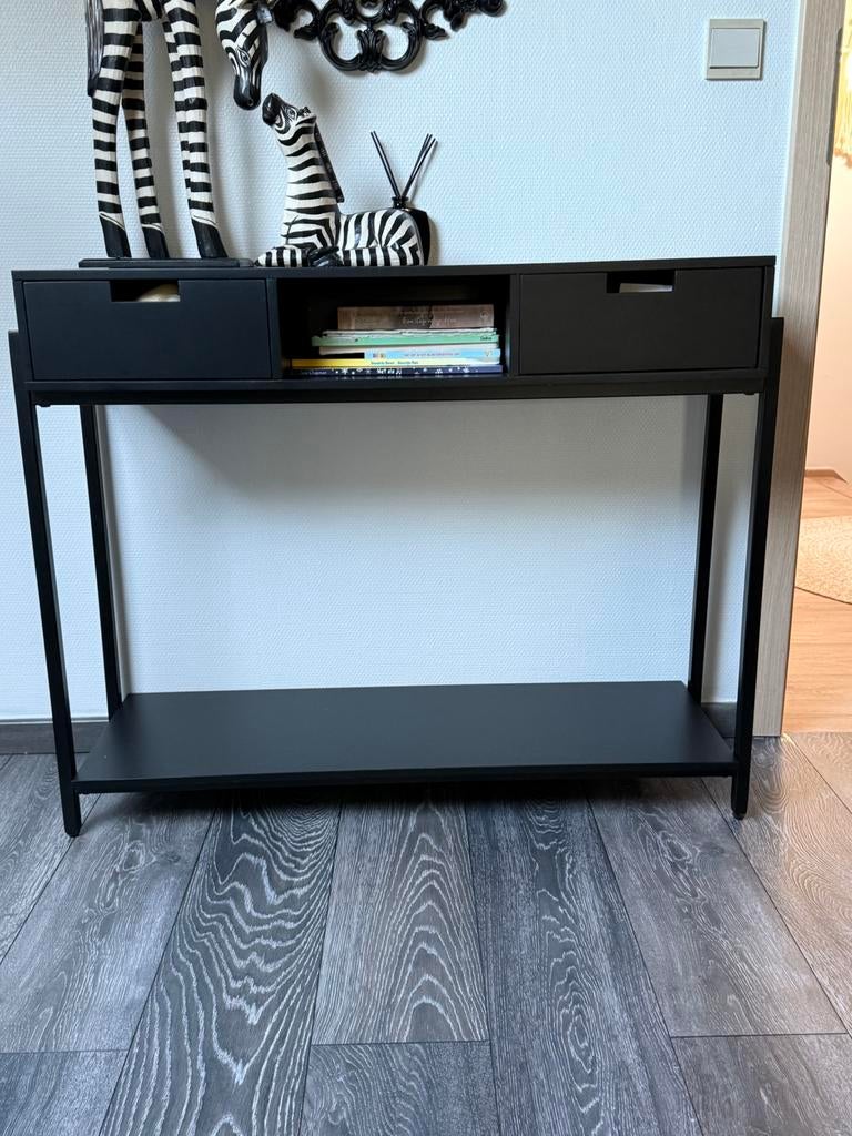 Sidetafel | console tafel zwart, Ophalen, Zo goed als nieuw