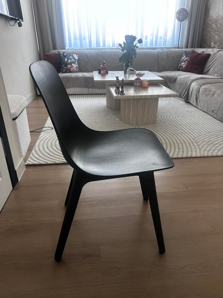 Zwarte stoelen €30 per stuk, Enlèvement, Comme neuf