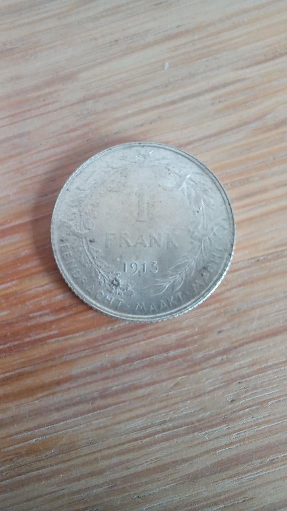 Albert Ier, 1 Frank 1913., Enlèvement ou Envoi, Monnaie en vrac