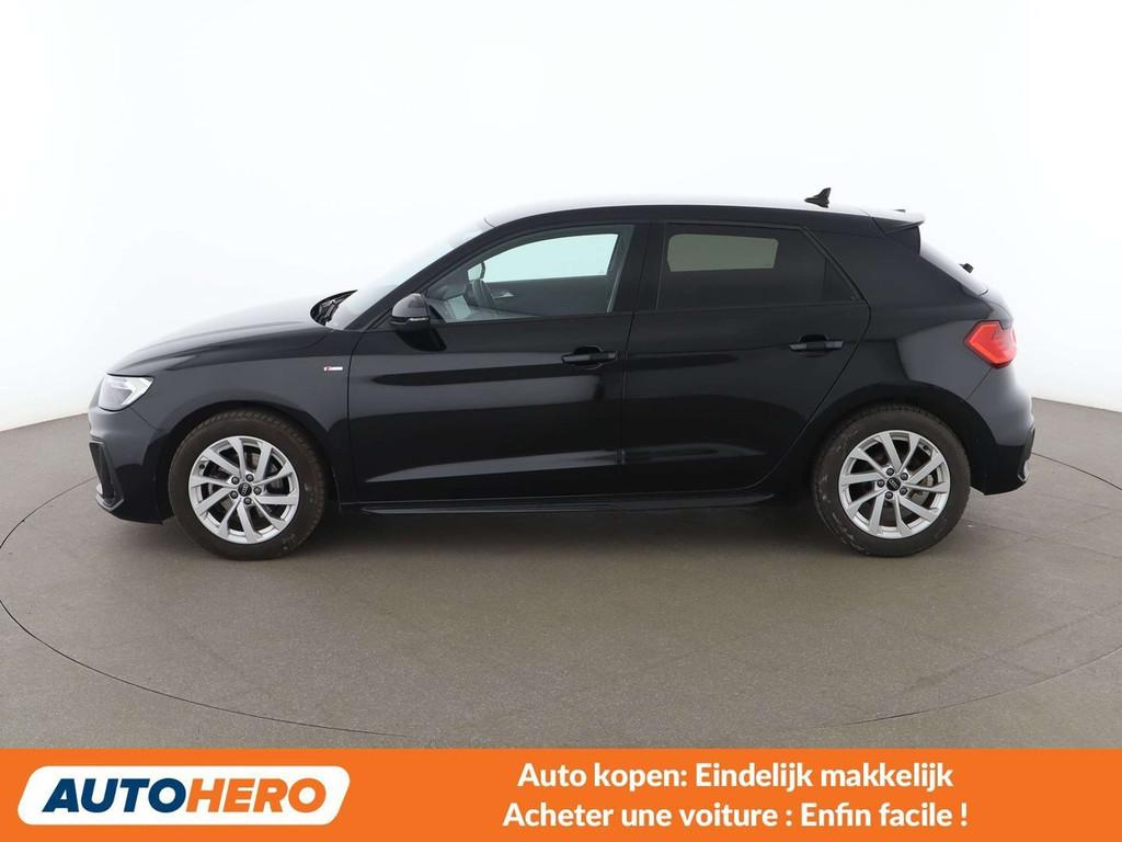 Audi A1 30 TFSI S line (bj 2024, automaat), Auto's, Audi, Euro 6, Zwart, USB, 5 zetels