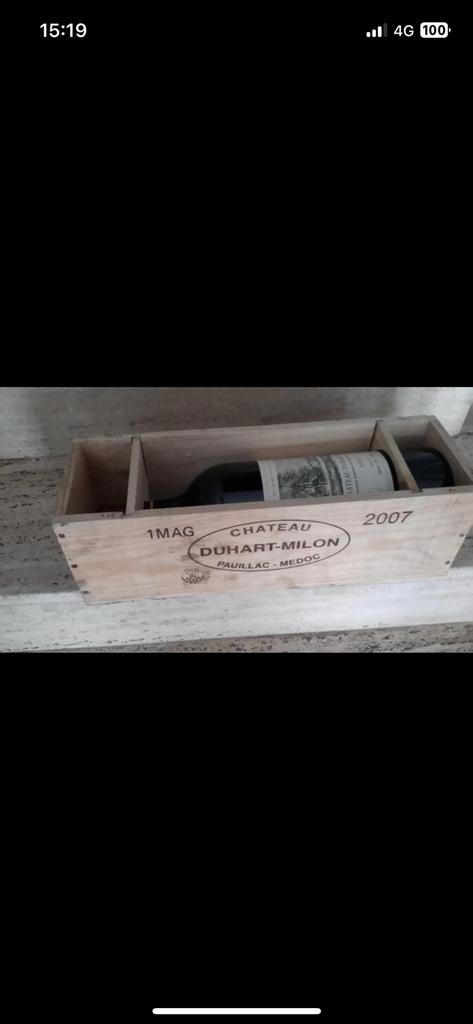 Duhart-Milon 2007 magnum, Ophalen, Frankrijk, Zo goed als nieuw, Rode wijn