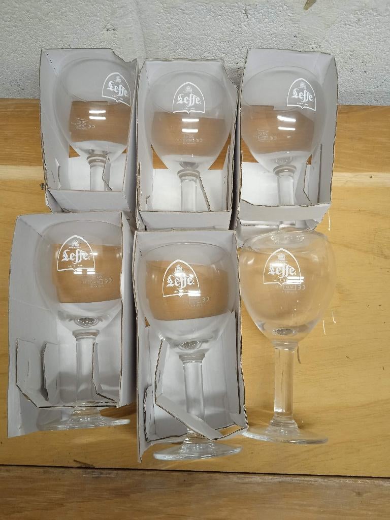 VERRES A LEFFE (6 pces), Collections, Verres & Petits Verres, Enlèvement, Neuf, Verre à bière
