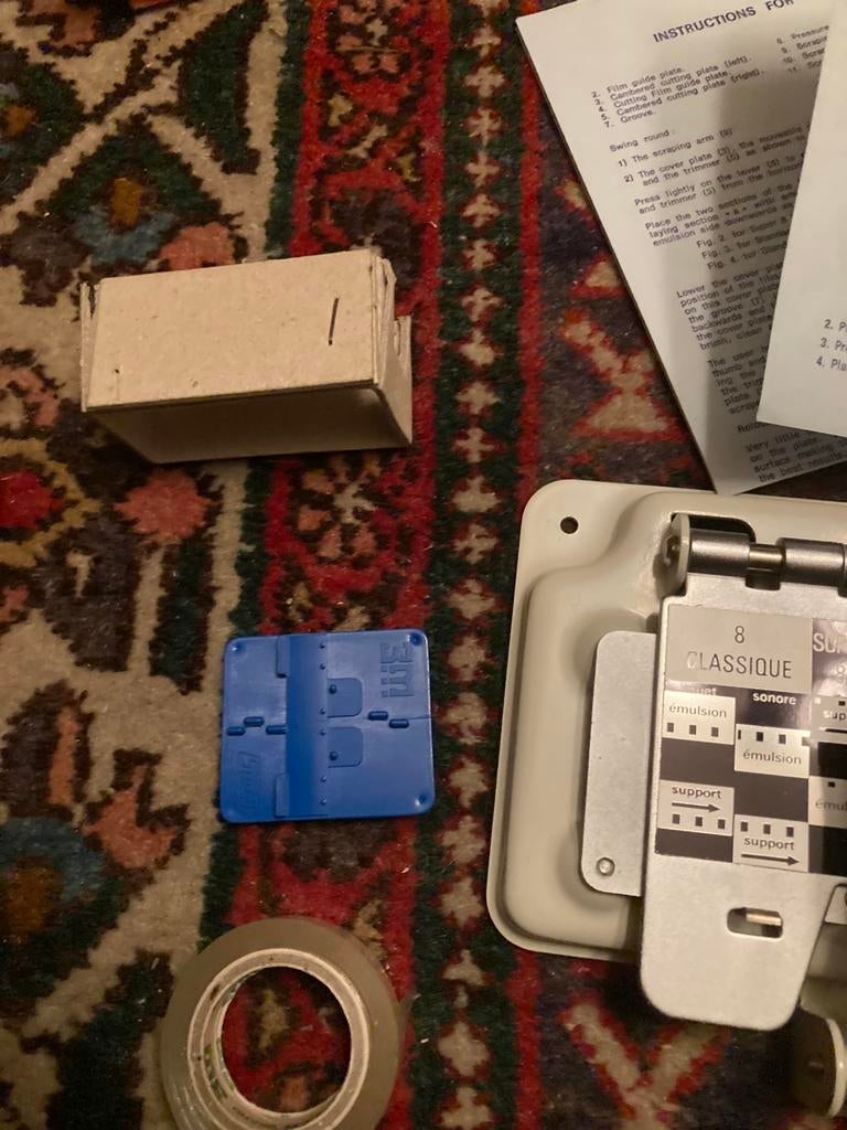 Toestel voor verlijmen vintage film, Enlèvement, Utilisé