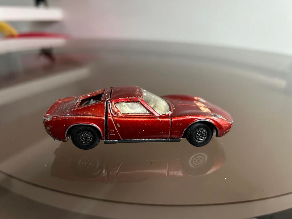 Matchbox Lesney Speed Kings Lamborghini Miura nr K-24 1970, Ophalen of Verzenden, Zo goed als nieuw, Lesney