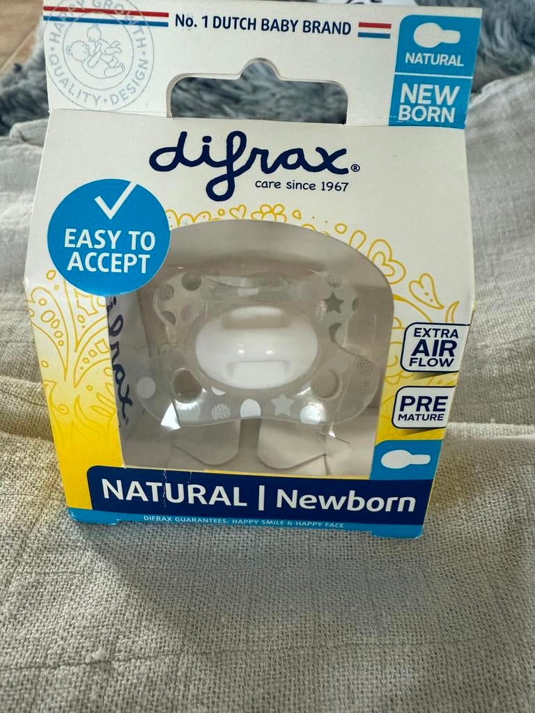 Nieuwe speen difrax, Kinderen en Baby's, Babyvoeding en Toebehoren, Ophalen of Verzenden, Nieuw