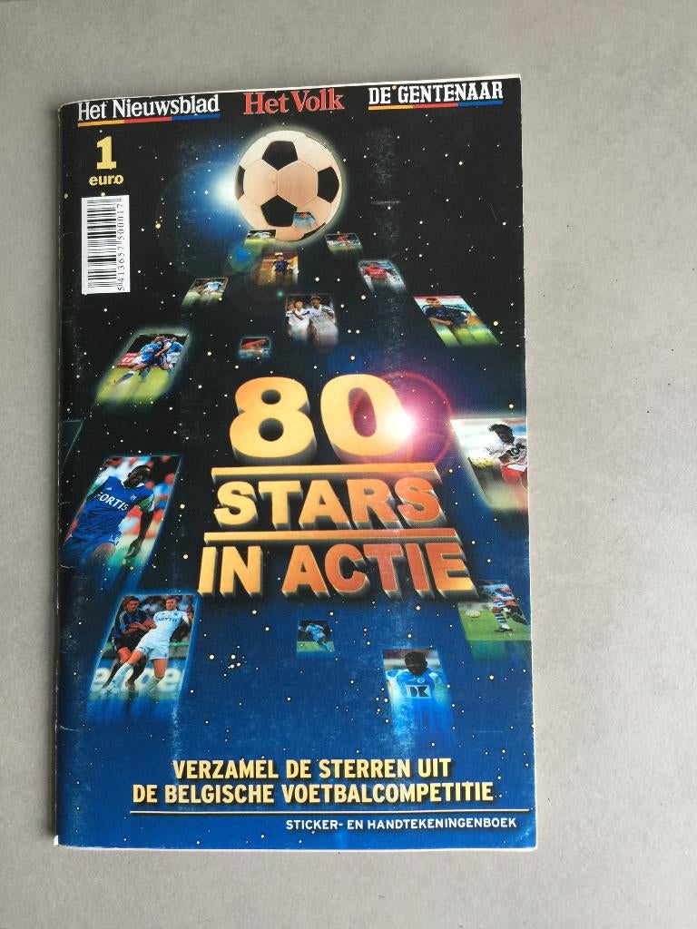 Voetbal : 80 stars in aktie :eerste klasse seizoen 2003-2004, Ophalen of Verzenden