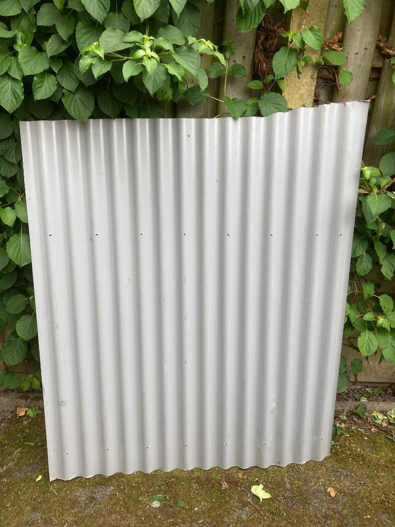 metalen golfplaat, Doe-het-zelf en Bouw, Dakpannen en Dakbedekking, Ophalen, Golfplaat