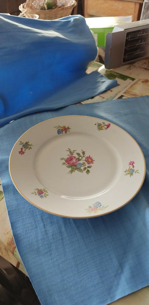 bord porselein Baudour Cerabel gouden randje, Antiquités & Art, Enlèvement ou Envoi