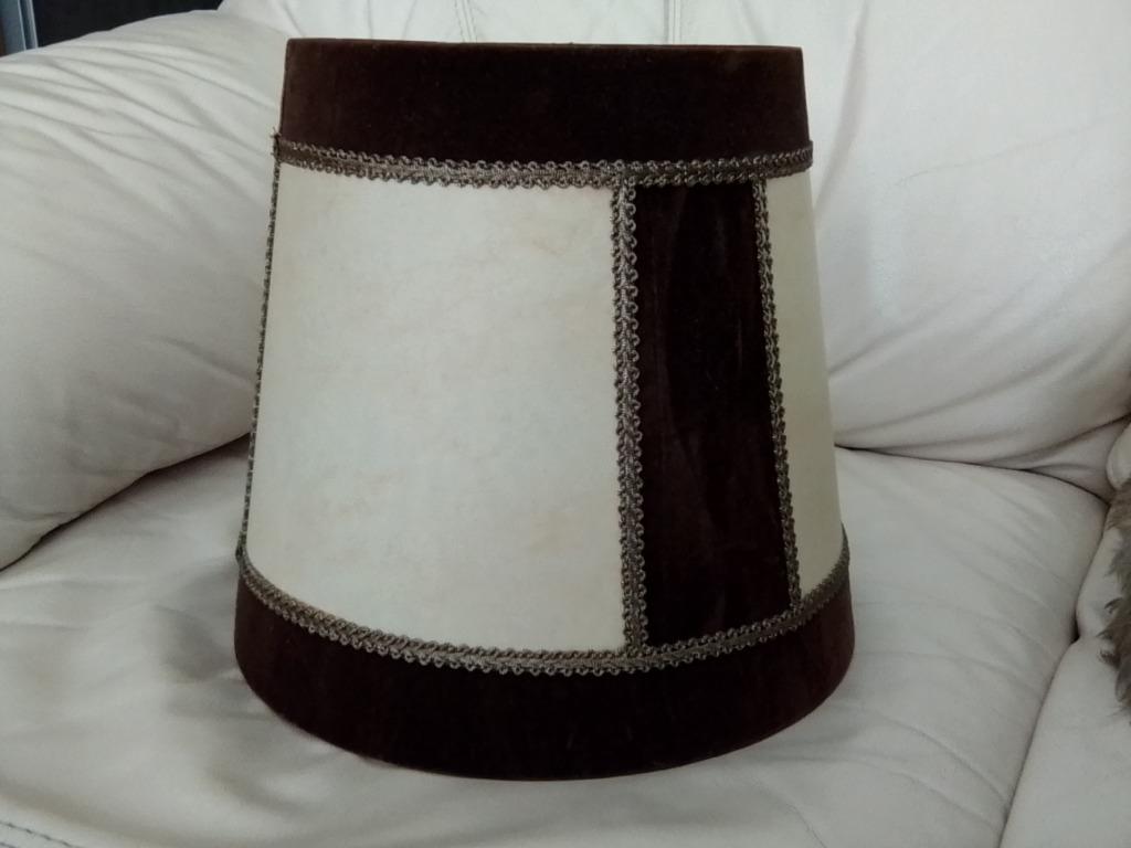 Abat jour vintage, Maison & Meubles, Lampes | Abat-jour, 25 à 50 cm, Beige, Enlèvement, Utilisé