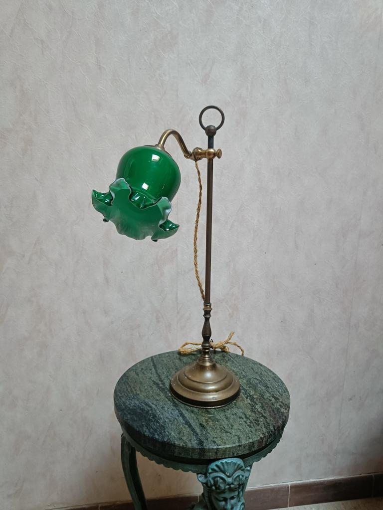 Art Deco bureaulamp / notarislamp jaren 20, Antiek en Kunst, Antiek | Verlichting, Ophalen