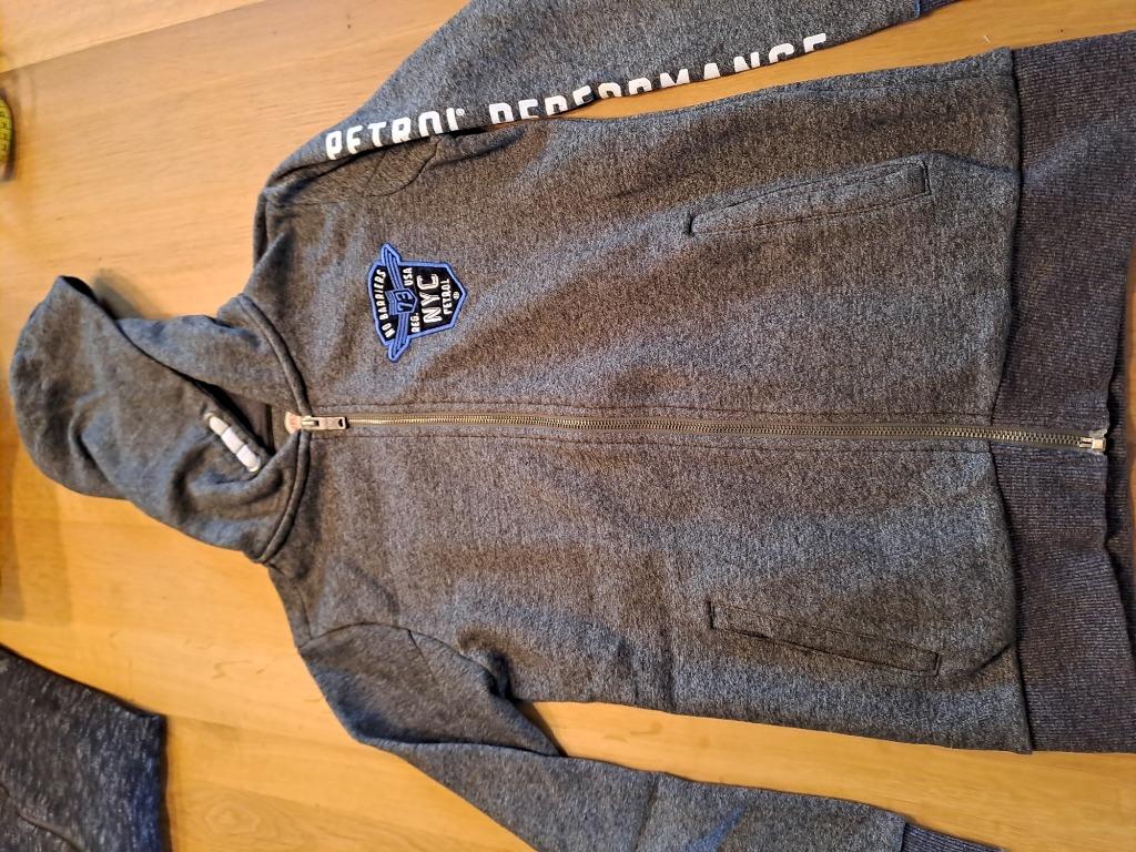 Petrol maat 152 gilet  trui met rits grijs, Ophalen, Trui of Vest, Petrol Industries, Zo goed als nieuw