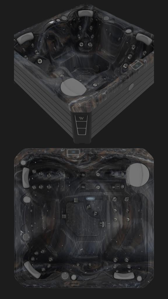 Jacuzzi Wellis Budapest Deluxe, Jardin & Terrasse, Bains à remous et Spas, Enlèvement, Comme neuf, Escalier, Fixé