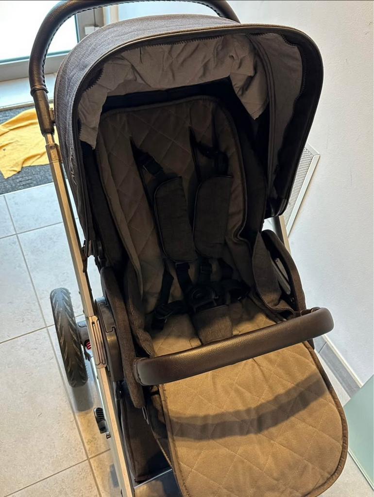 Buggy Nuna Mixx (carry cot + peuterzit), Ophalen, Zo goed als nieuw, Overige merken, Verstelbare rugleuning
