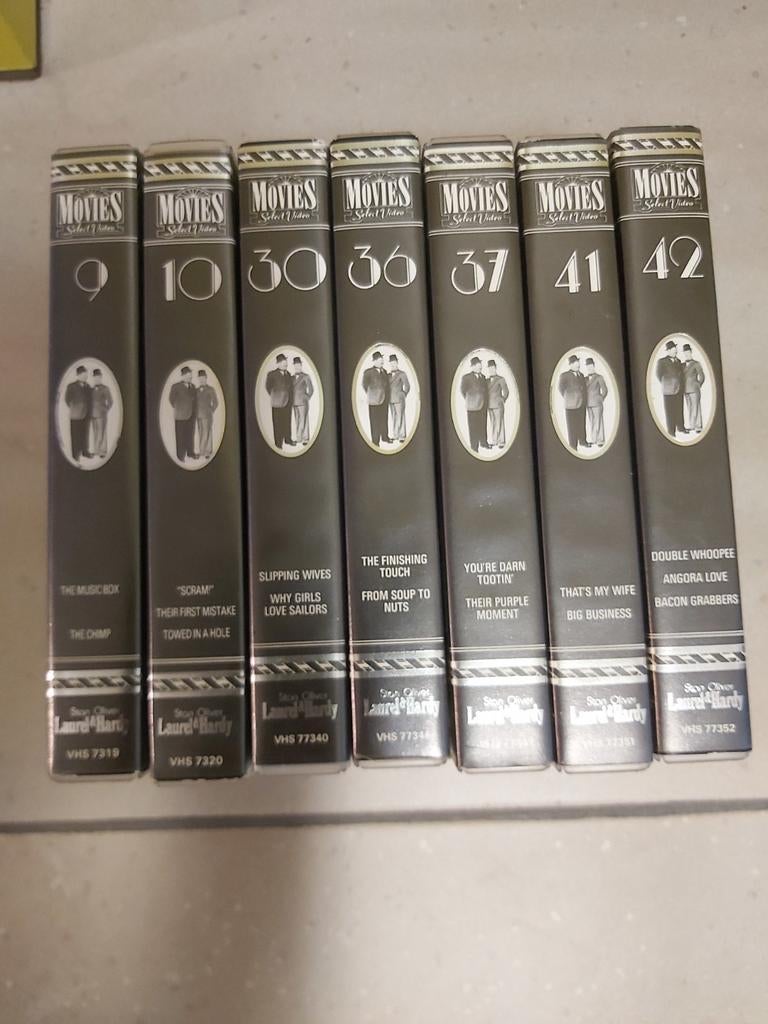 Laurel & Hardy video's, Ophalen of Verzenden