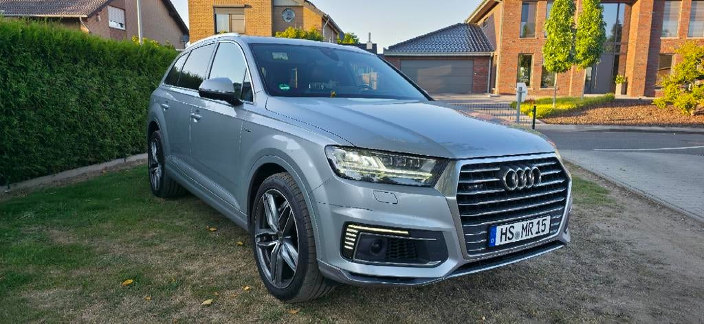 Audi Q7 3.0TDI E-tron, Auto's, Audi, Automaat, Leder, Particulier, Zilver of Grijs