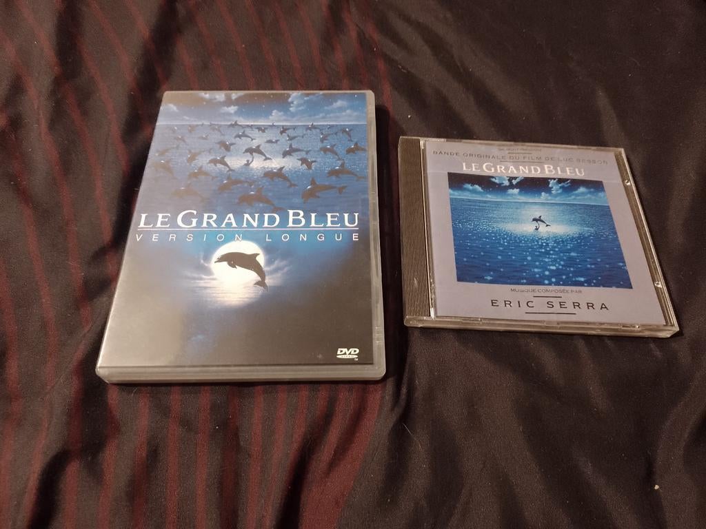 A vendre en DVD et CD le Grand Bleu Jean Reno, À partir de 9 ans, Enlèvement ou Envoi, Comme neuf, Drame