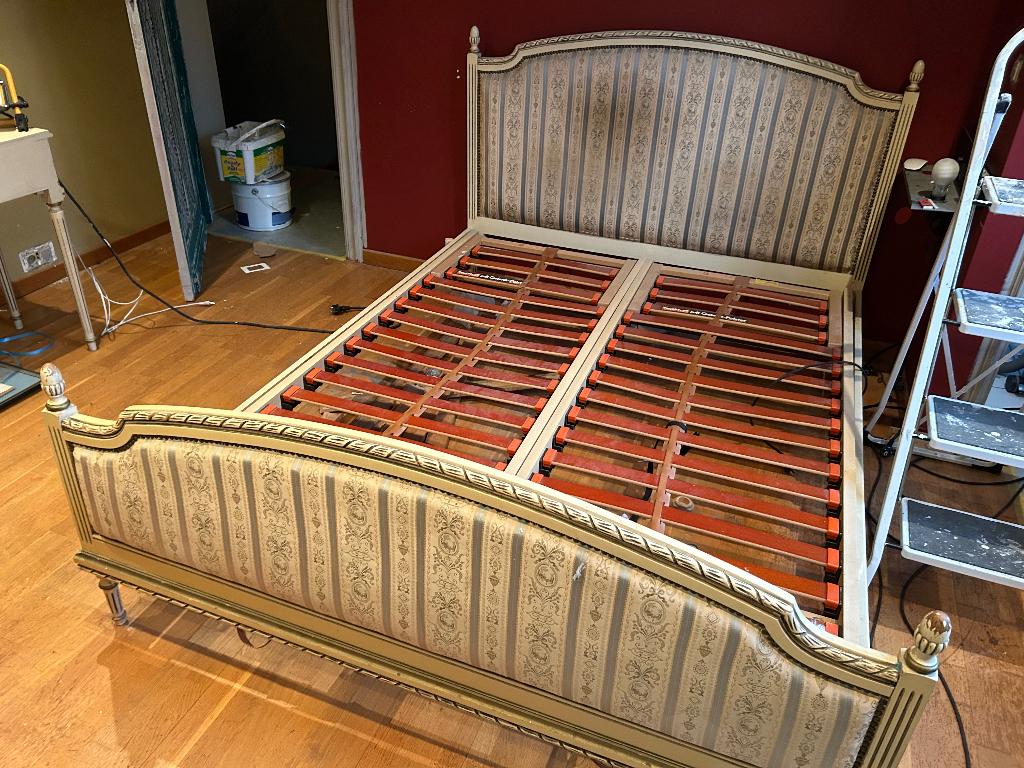 Cadre de lit et sommier, Enlèvement, Utilisé, Bois, Deux personnes