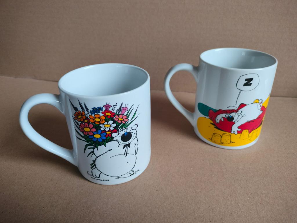🐶 🐾  Lot de 3 tasses Dommel tasse rares uniques 2002, Collections, Enlèvement ou Envoi, Autres personnages, Comme neuf, Ustensile