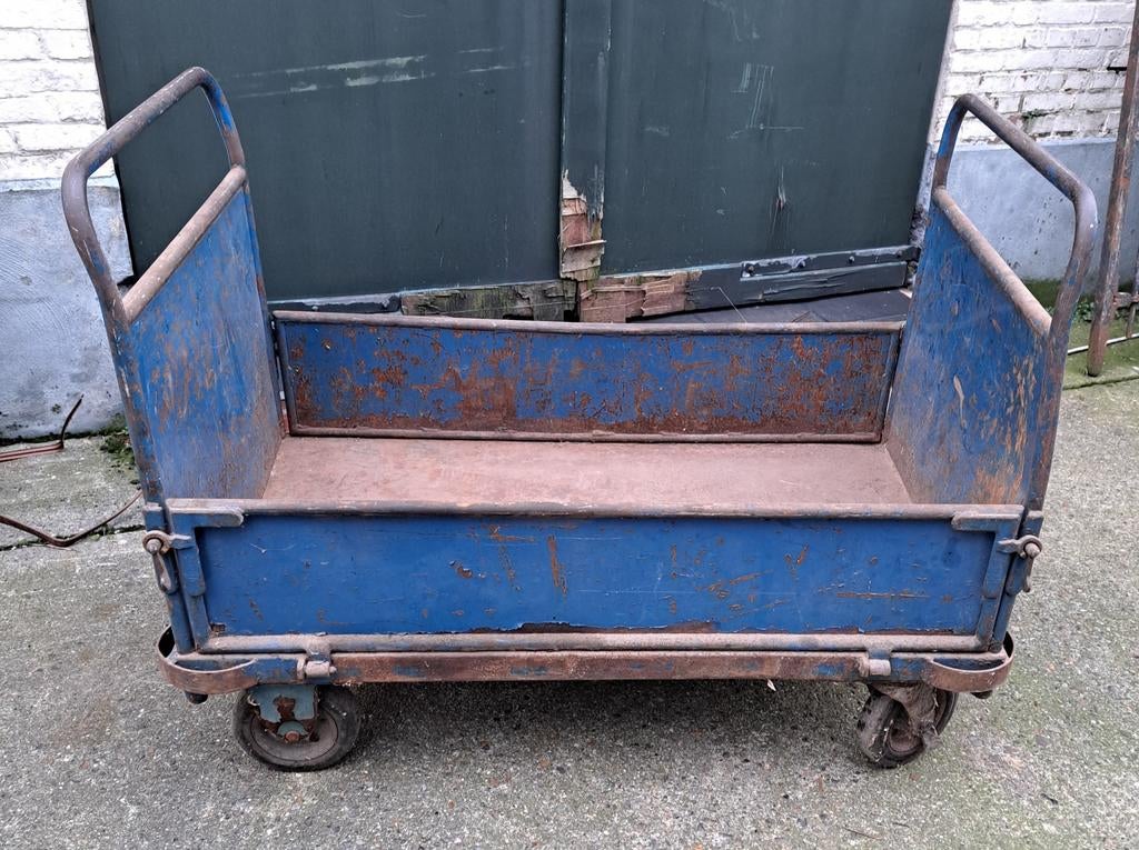 Kar karren industriele fabriekskar decoratie, Ophalen