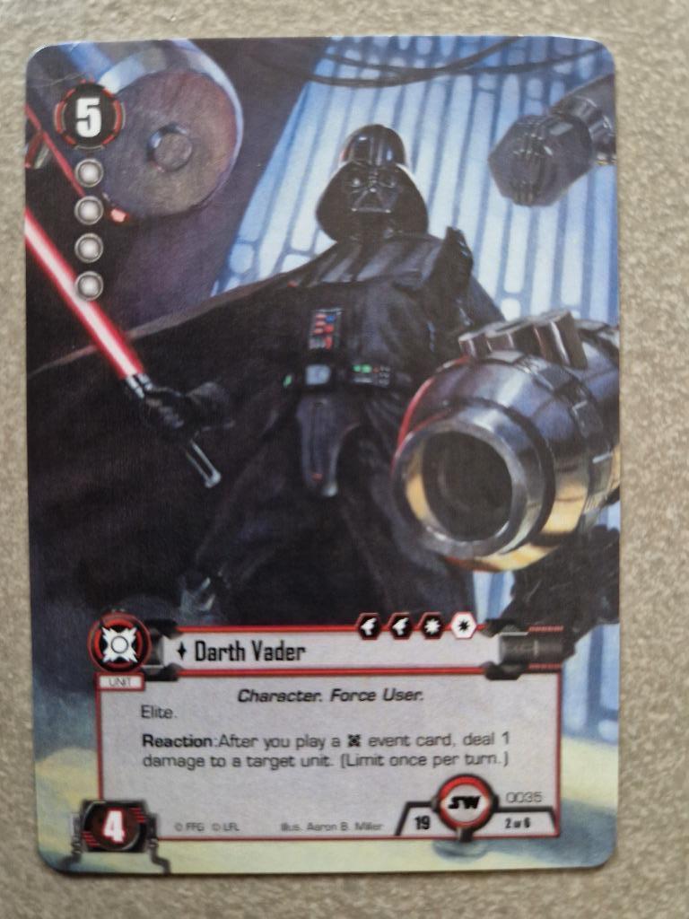 Star Wars Jce Lcg The Card Game Darth Vader World FFG, Ophalen of Verzenden, Zo goed als nieuw, Spel