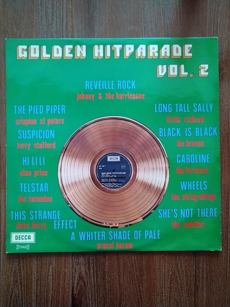 Lp Golden hitparade vol 2, Ophalen of Verzenden, Gebruikt