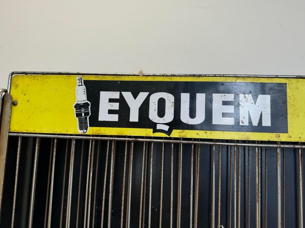 Ancien présentoir publicitaire EYQUEM, Collections, Enlèvement ou Envoi, Utilisé, Panneau publicitaire