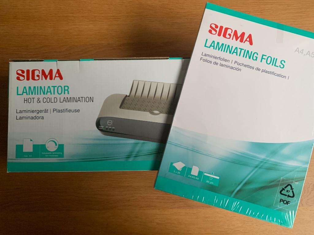 NIEUW! Sigma Laminator SL400 met pakket hoesjes, Ophalen of Verzenden, Nieuw