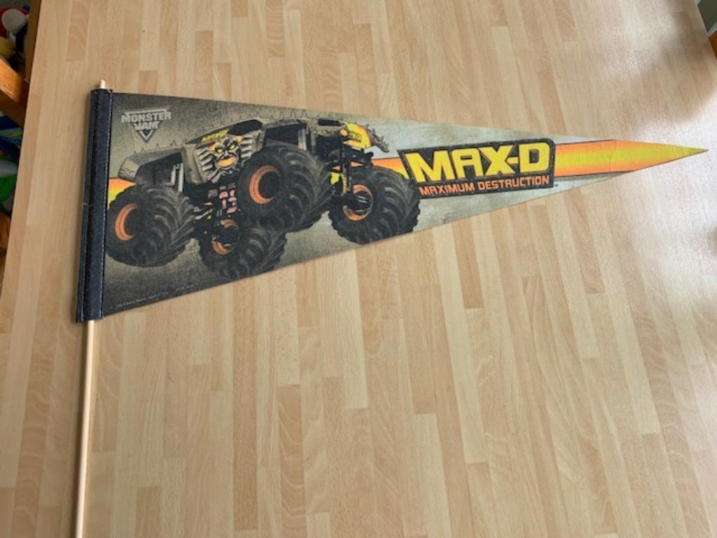 Vlag Max-D Monster Jam, Ophalen of Verzenden, Gebruikt