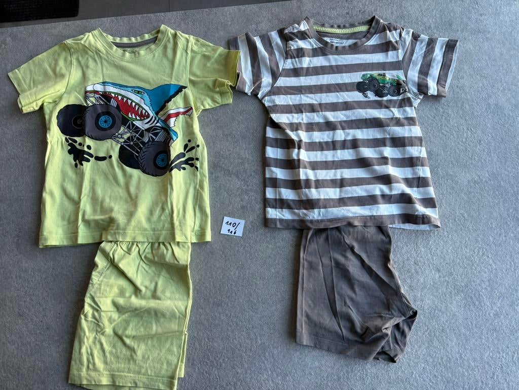 2 zomer Pyjama’s maat 110-116, Kinderen en Baby's, Ophalen, Gebruikt