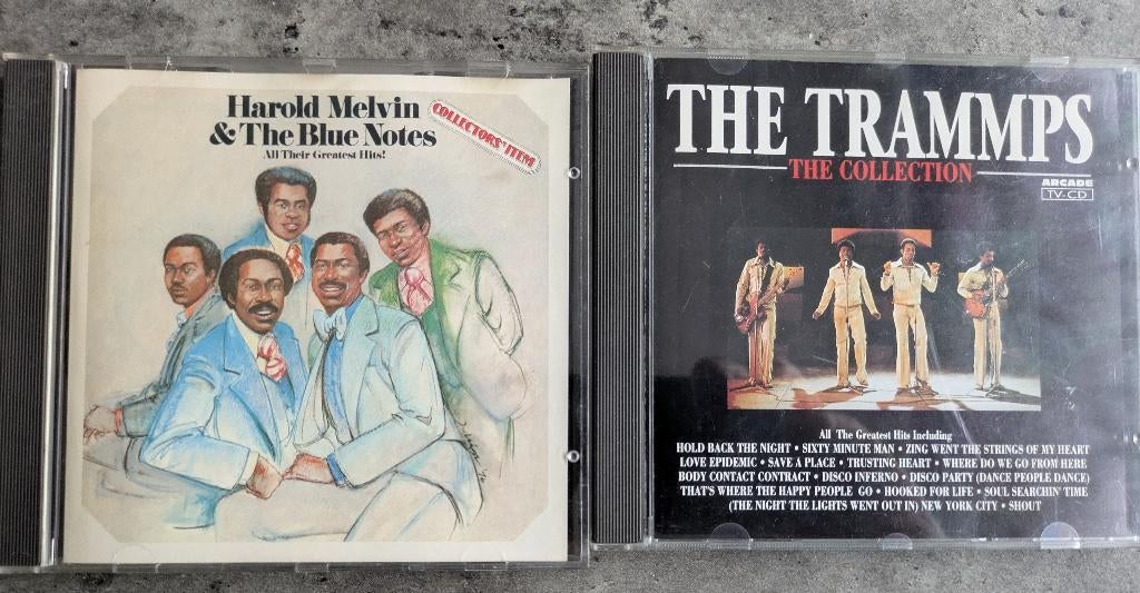 THE TRAMMPS EN HAROLD MELVIN  BLUE NOTES 2X CD, Cd's en Dvd's, Cd's | Pop, Zo goed als nieuw, Ophalen of Verzenden