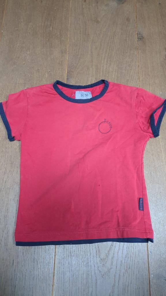 Chiro t-shirt rood blauw, Ophalen