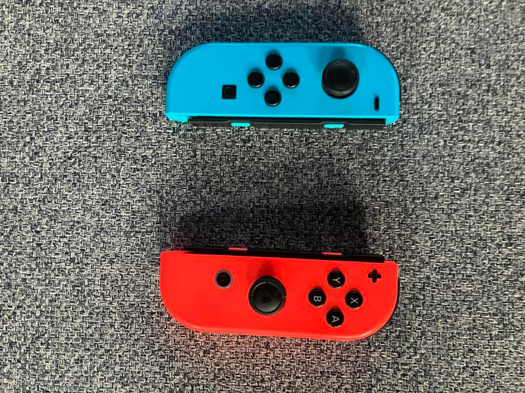 Oranje en blauw bakje Nintendo switch, Enlèvement ou Envoi, Comme neuf, Switch