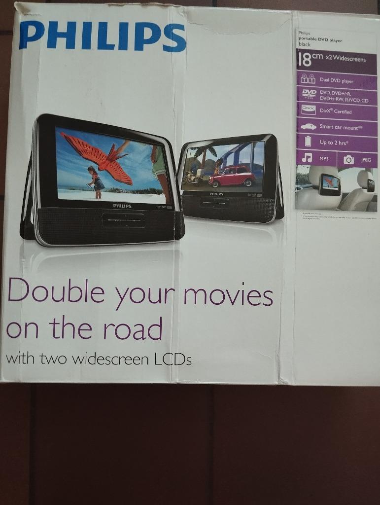 Double lecteur DVD couleur Philips, Neuf, Philips, Enlèvement, Lecteur DVD