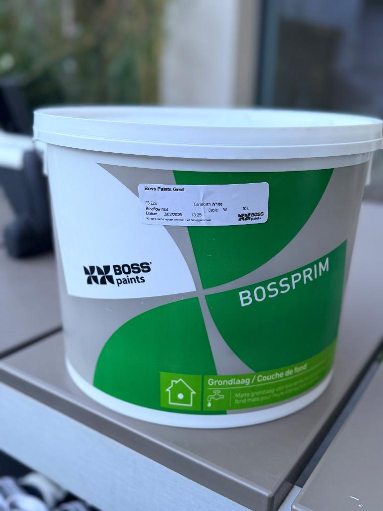 Verf Bossprim, Beige, Nieuw, Ophalen of Verzenden, Verf