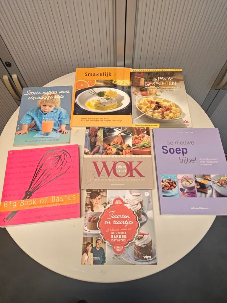 Kookboeken & bakboeken – wok, pasta, soep, kids, desserts, Boeken, Ophalen of Verzenden